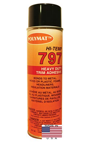 Polymat Hi-Temp 797 Spray Glue Adhesive