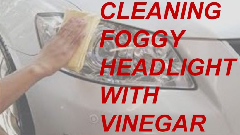 Cleaning Foggy Headlights: How to Clean oxidized headlights with ...