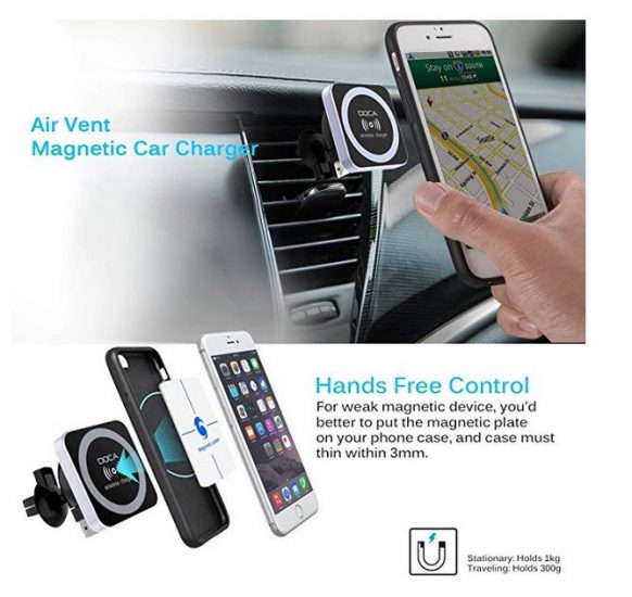 5 Top-Rated & Best Wireless Magnetic Phone Mount Car Charger 2021 ...