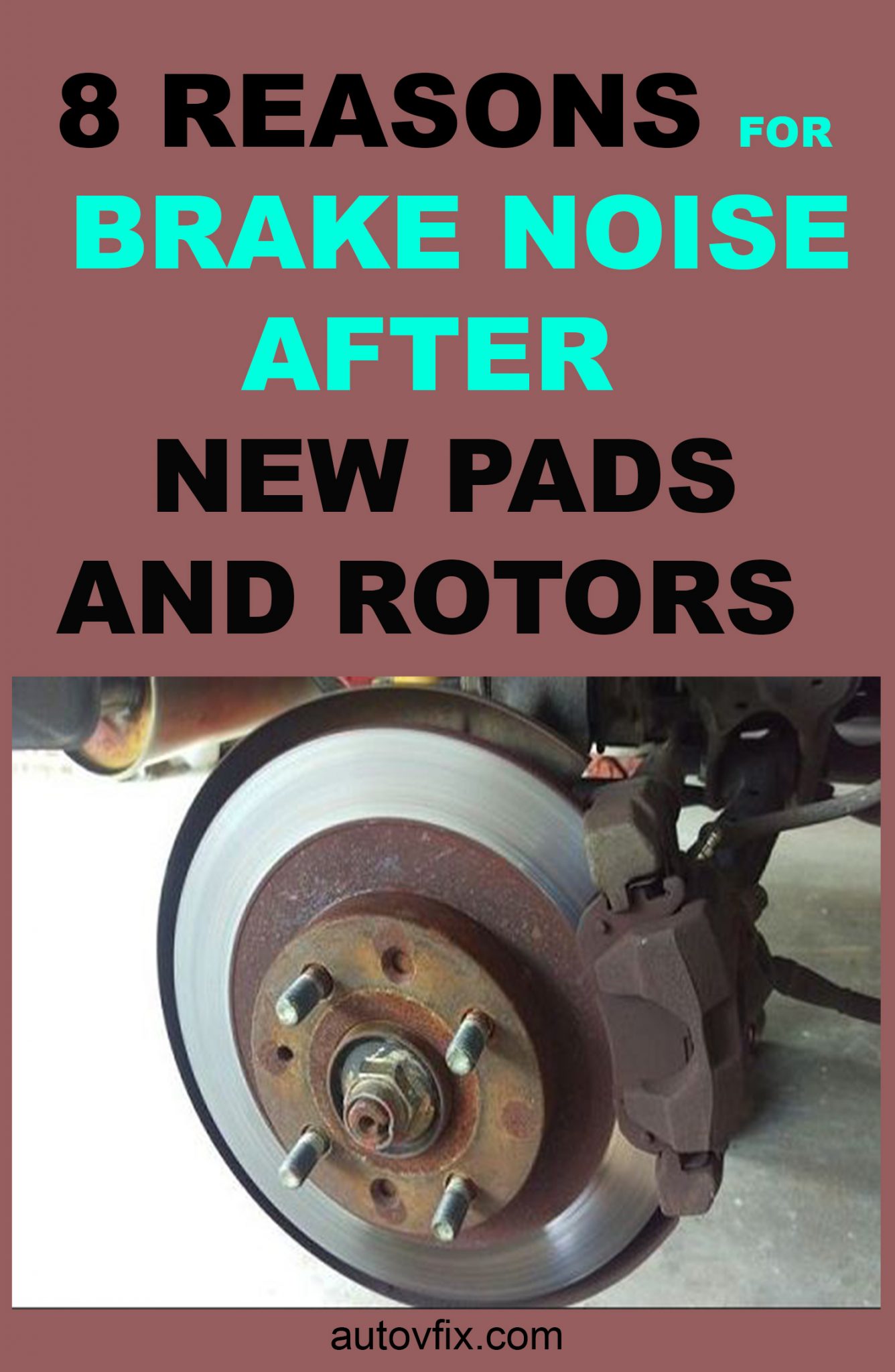 Causes of Brake Noise After New Pads and Rotors (new brakes squeaking ... - Reasons For Brake Noise After New PaDs AnD Rotors 1336x2048