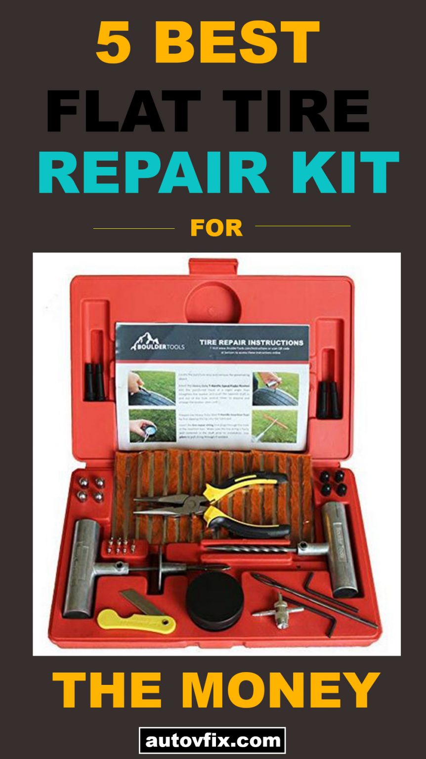 6 Best Flat Tire Repair Kit on Amazon (Professional Tire Repair Kit)