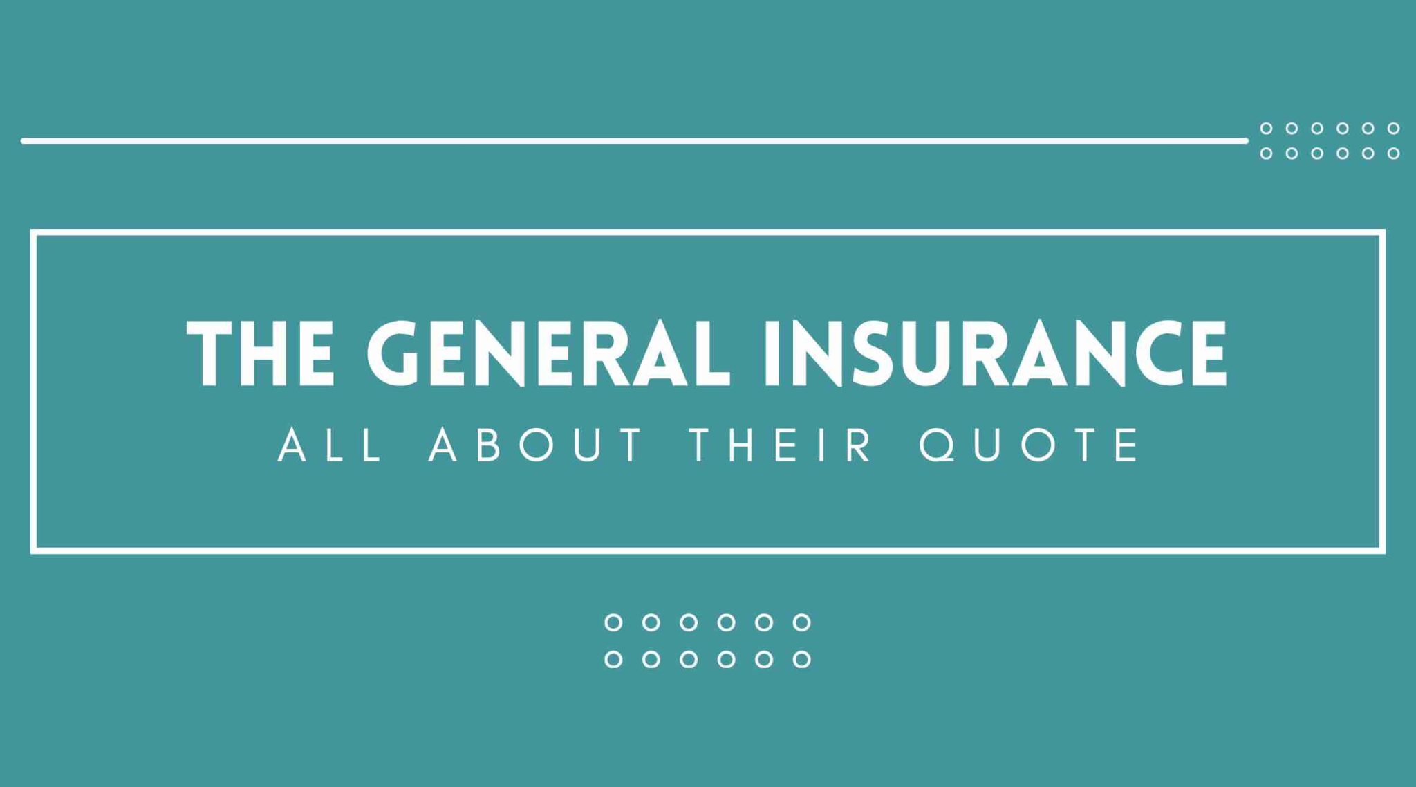 All About Car Insurance Quotes From The General - AutoVfix.com