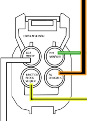 4 Wire Oxygen Sensor Diagram