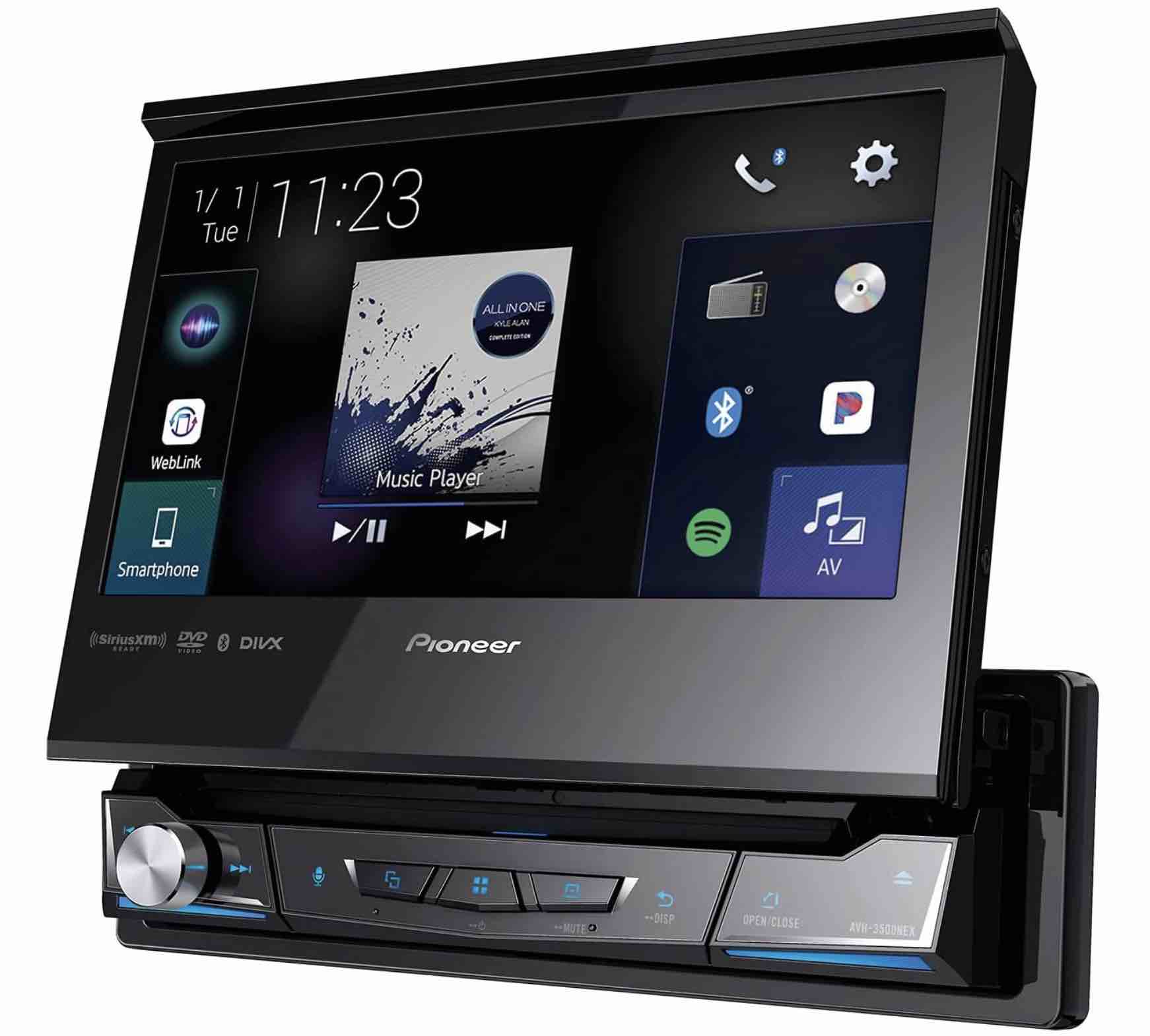 pioneer car stereo touch screen