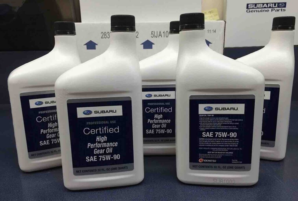 subaru transmission fluid change cost