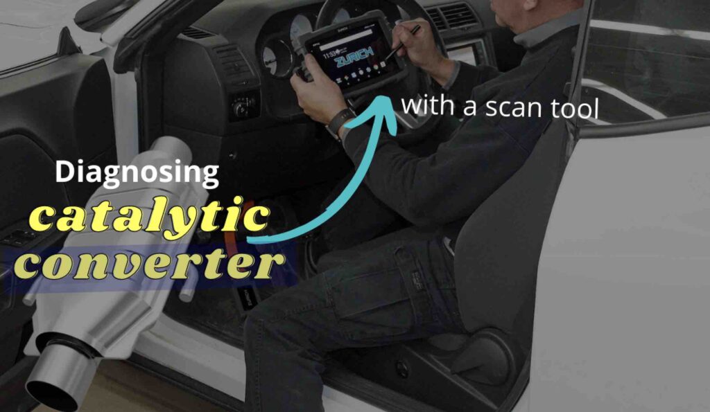 How to check catalytic converter with scan tool