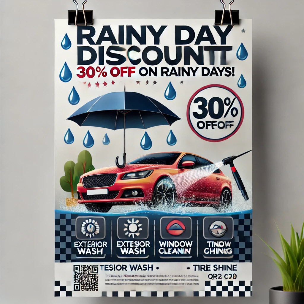 Car Wash poster design ideas