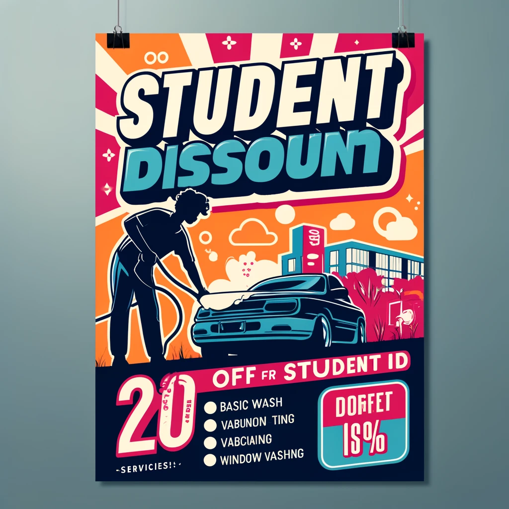 Car Wash poster design ideas