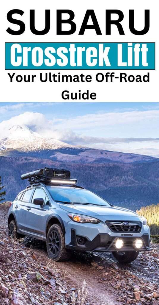 Lifting Subaru Crosstrek off Road